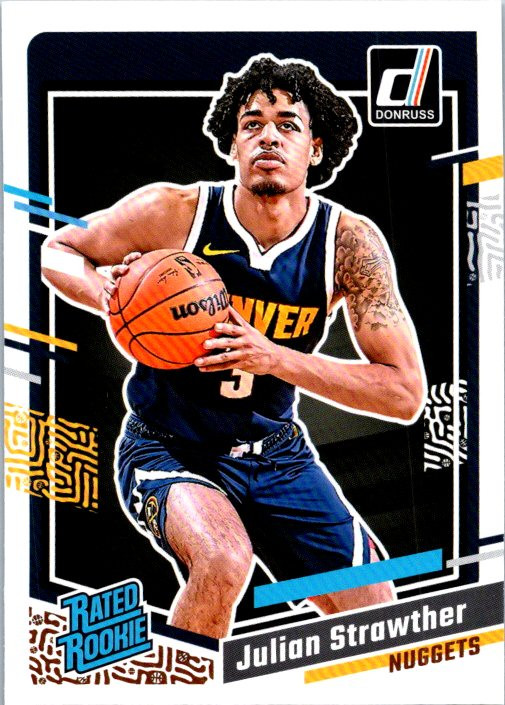 2023-24 Donruss #242 Julian Strawther baskerball card 2I