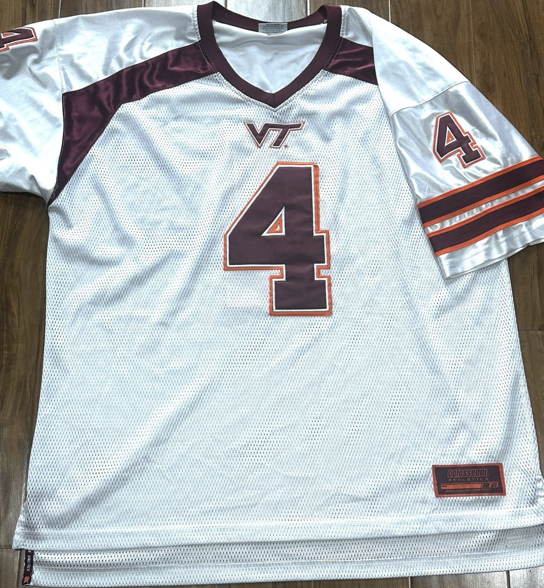 Men's Colosseum Gray Virginia Tech Hokies AI Striped Mesh Quarter-Zip