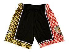 Men's Baltimore Ravens Mitchell & Ness NFL Team ID Mesh Shorts $85