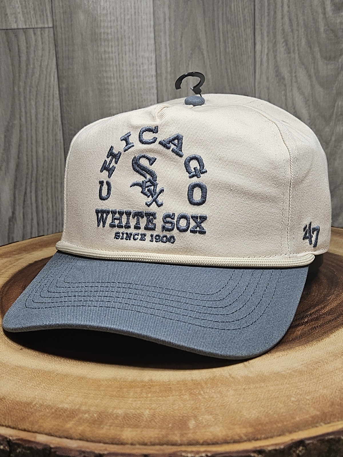 Chicago White Sox 47 Brand Golfer Rope SnapBack Adjustable Hat Cap MLB Alt Color
