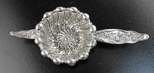Sterling Whiting Lily of the Valley Single Cup Tea Strainer 