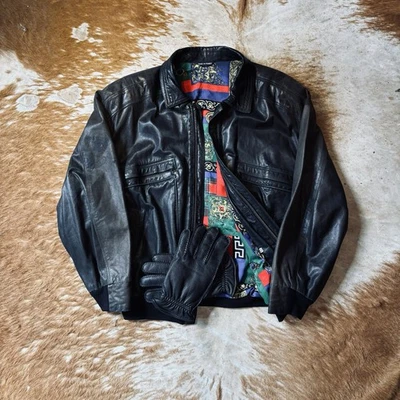 Seraphin Lederjacke / Blouson Hermès Manufaktur Gr.52 - Bild 1 von 4