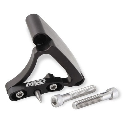 MSD 89884 Adjustable Billet Timing Pointer, SBC, 8 Inch Balancer