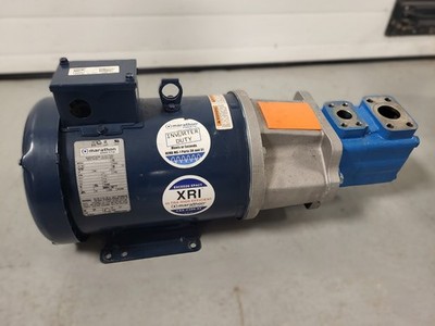 Marathon Electric E2013 5 HP 3-Phase Electric AC Motor with Vickers Vane Pump