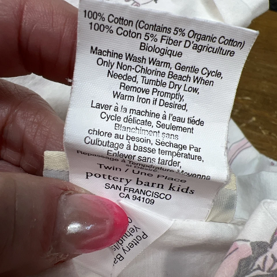 Juego de 3 sábanas dobles Pottery Barn Kids Laura Horse ecuestre (retirado) Foto 4 de 4