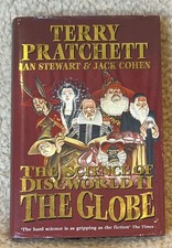 INSCRIBED The Globe by Terry Pratchett (HC, 2002) Second Printing w/ DJ
