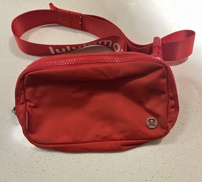 lululemon Red Belt Bag & Fanny Pack with Logo Accent Adjustable Strap | eBay lululemon Red Belt Bag & Fanny Pack with Logo Accent Adjustable Strap | eBay