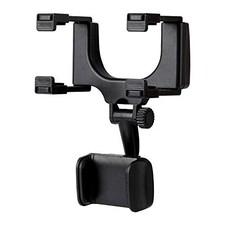 Supporto Telefono Auto Specchietto Universale Porta Cellulare Auto Regolabile - Miniatura 1