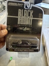 1/64 GREENLIGHT BLACK BANDIT 1964 CHEVROLET IMPALA COUPE LOWRIDER Chase Piece