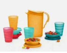 Brand New Tupperware Mini Impressions 9-pc Party Kids Play Set Multicolor