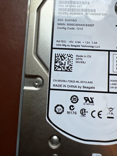 3 - DELL 02R3X COMPELLENT 600GB 15K RPM 6Gb/s 3.5" SAS Hard Drive ST3600057SS - Photo 6/20