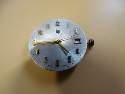 Alter Uhrwerk 21600 ALT. DATO 17 Steine LIP INT. 7425-2 - Zifferblatt und Zeiger