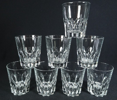 8 Firence Collection By DANSK 4'' Double Old Fashioned Rocks Glass Tumblers