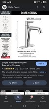 Delta Single Handle Bathroom Faucet