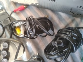 Sega Saturn HST0004 Grey Console +  2 controllers & 4-in-1 Cart  *TESTED*