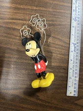 Mickey Mouse Photo Holder Picture Display Figurine Disney Enesco Photo Card H13
