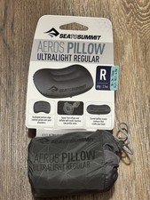 Sea to Summit Aeros Pillow, Ultralight Regular (Gray) Brand New With Tags NWT