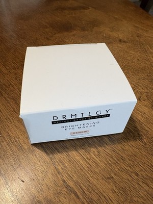 DRMTLGY Brightening Eye Masks Caffeine Hyaluronic Acid 30 Pairs New In Box