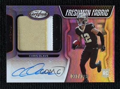 2022 Certified Mirror Bronze 31/199 Chris Olave #213 Rookie Auto RC 1k9t