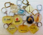 Lot Keychain BOURBON + Divers 1960 Japy Weill Tunet Klorane Sonocolor L'HUMA