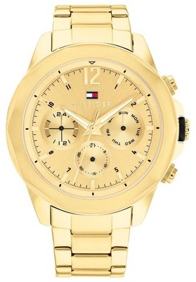 NEU ORIGINAL TOMMY HILFIGER 1792060 LARS LAGENLOOK GEHÄUSE GOLD UHR - 2 Y GARANTIE