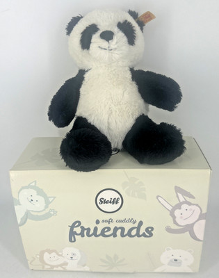 Steiff Ming Panda klein - Steiff 075766 - kleiner Panda ca. 7 Zoll - verpackt