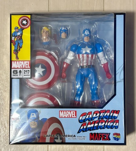 MAFEX NO.217 CAPTAIN AMERICA COMIC VER. Medicom Toy ACTION FIGURE from Japan - Picture 2 of 3