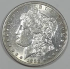 1888-S Morgan Dollar ALMOST UNCIRCULATED Silver Dollar！