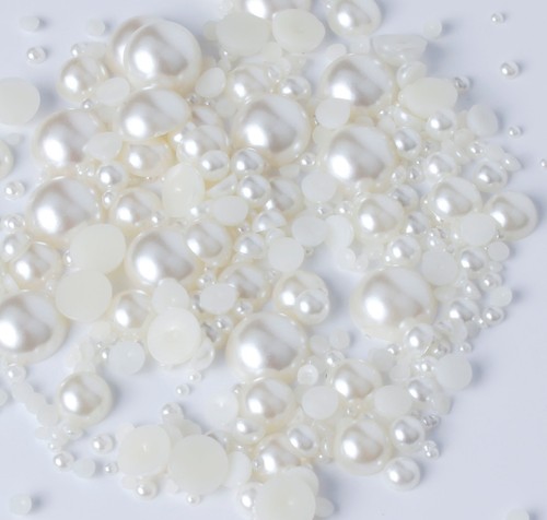 Mixed Flat Back Pearls Rhinestones Embellishments Face Gems Craft Card Making - Picture 58 of 74