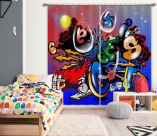 3D Alphabet Bubble ZHUA853 Photo Curtain Window Blockout Fabric Amy 2023