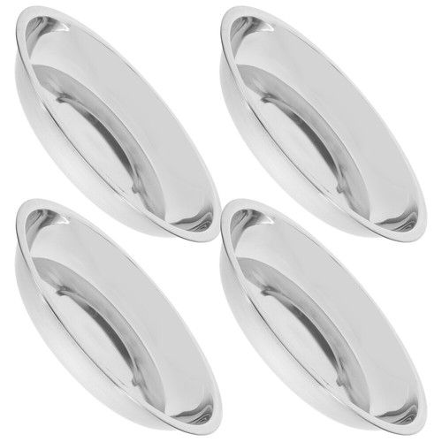 4 Pcs Stainless Steel Pet Bowl Kitten Food Bowls Travel Puppy Feeding Cat - Picture 10 of 12