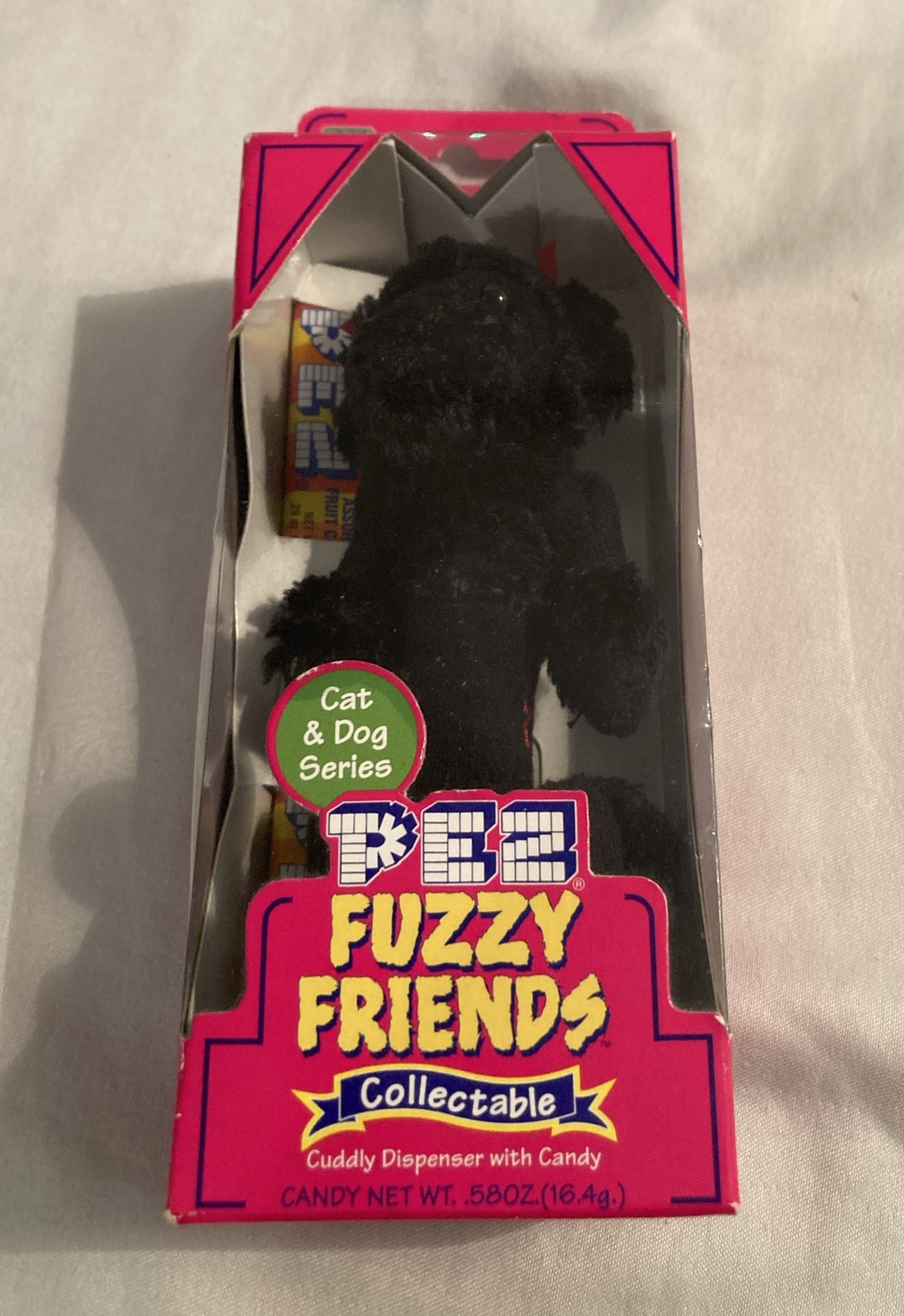 Dispensador de caramelos Pez Fuzzy Friends "Molly The Poodle" vintage sin abrir nuevo 2002