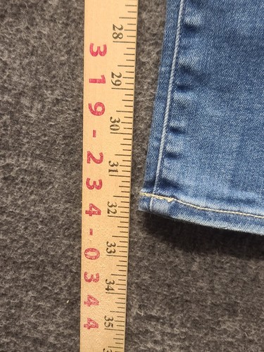 American Eagle Jeans Womens 6 Long 28x32 Skinny Fit Ankle Cut Distressed Stretch - Picture 5 of 16