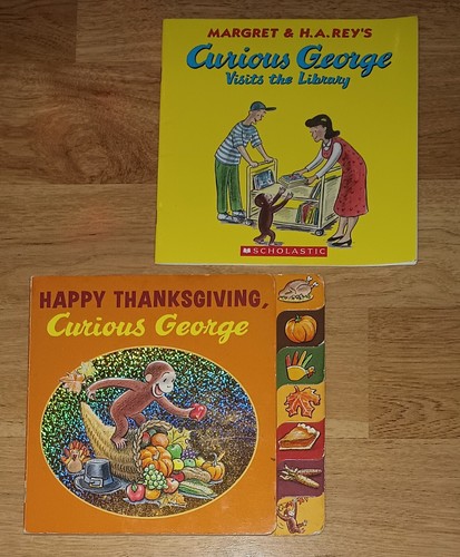 Curious George Books Lot Of 2 - Picture 1 of 3