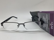 E136 Foster Grant Mens Reading Glasses Wilder Gun 3.00 Carbon Fiber Readers E136 Foster Grant Mens Reading Glasses Wilder Gun 3.00 Carbon Fiber Readers