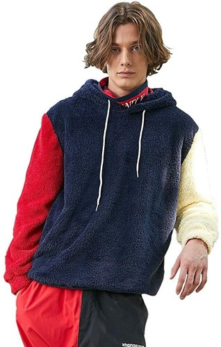 ZAFUL Men' s Fuzzy Hoodie Unisex Color 