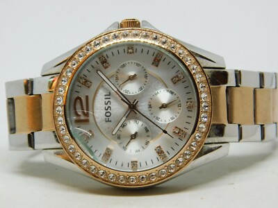 Stainless Steel Quartz Women's Watch Sz 