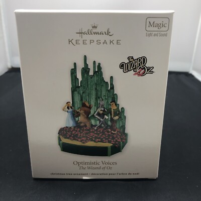 Hallmark Keepsake Ornament 2011 'Optimistic Voices' Wizard of Oz Magic MIB