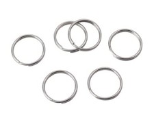 1/2 Inch Split Key Rings,Stainless Steel Dog Tag Mini Rings,Small Key Chain