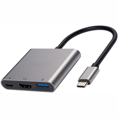 USB-C to 4K HDMI Adapter PD Port HDTV Adapter Charger Port TV for Cell Phones
