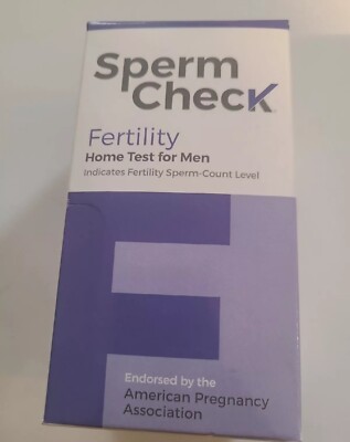 SpermCheck Fertility Home Test for Men Expiration: 4/17/26 Plus