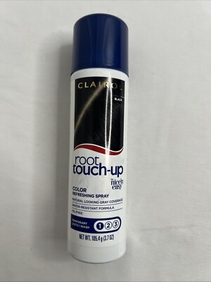 Clairol Root Touch Up Color Refreshing Spray BLACK 3.7 Oz Guaranteed Fresh