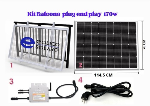 kit fotovoltaico da Balcone varie potenze - Foto 10 di 12
