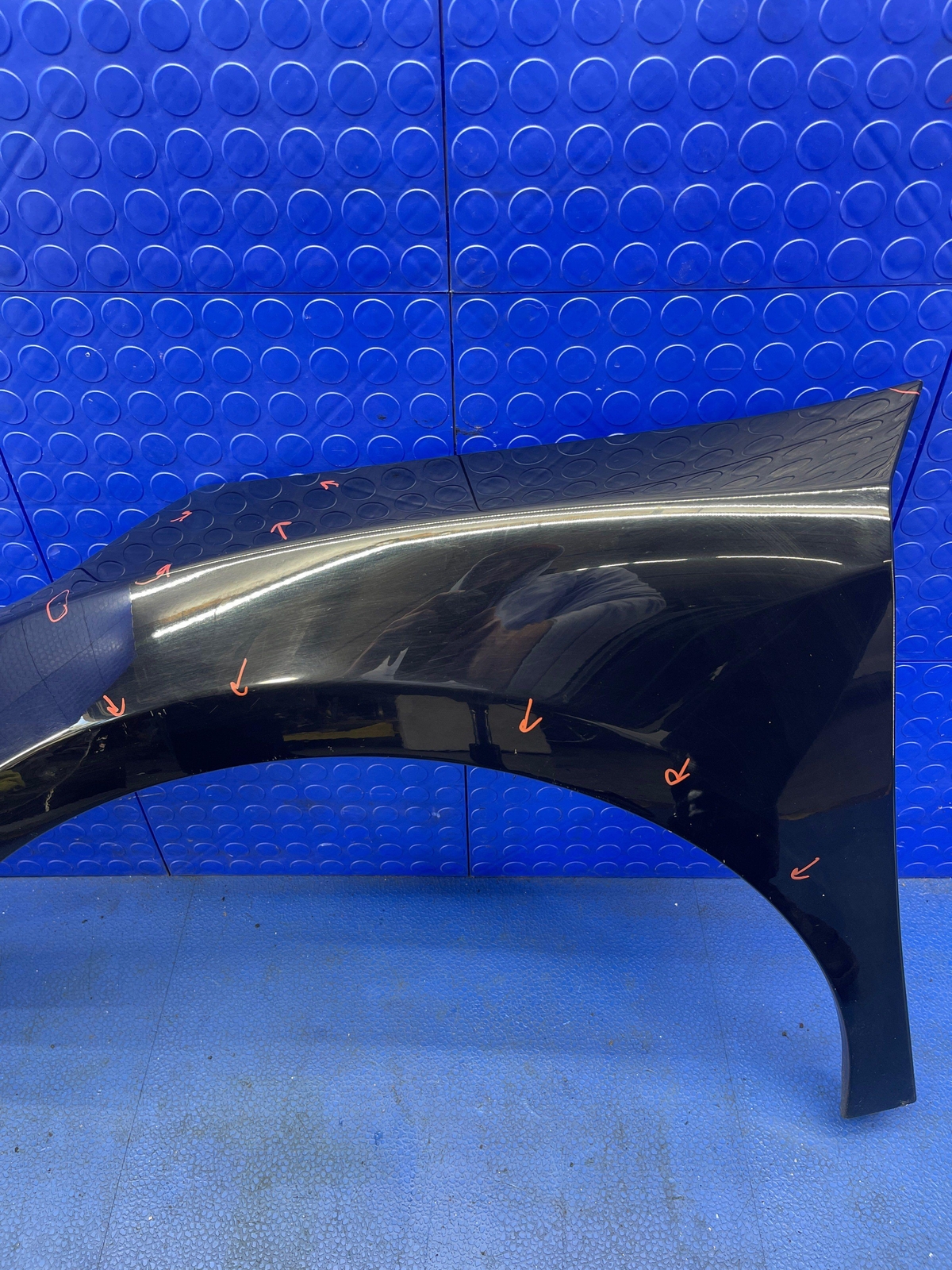 LAMBORGHINI GALLARDO OEM FRONT LEFT FENDER PANEL NERO NOCTIS (LY9B)