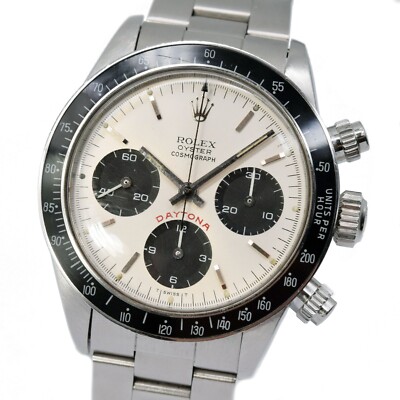 Rolex Daytona 6263 Big Red Silver Dial Stainless Steel Manual