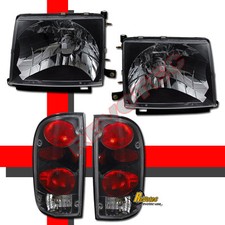 Black Headlights Tail Lights For 97 98 99 00 Toyota Tacoma 2wd 98-00 4wd Black Headlights Tail Lights For 97 98 99 00 Toyota Tacoma 2wd 98-00 4wd