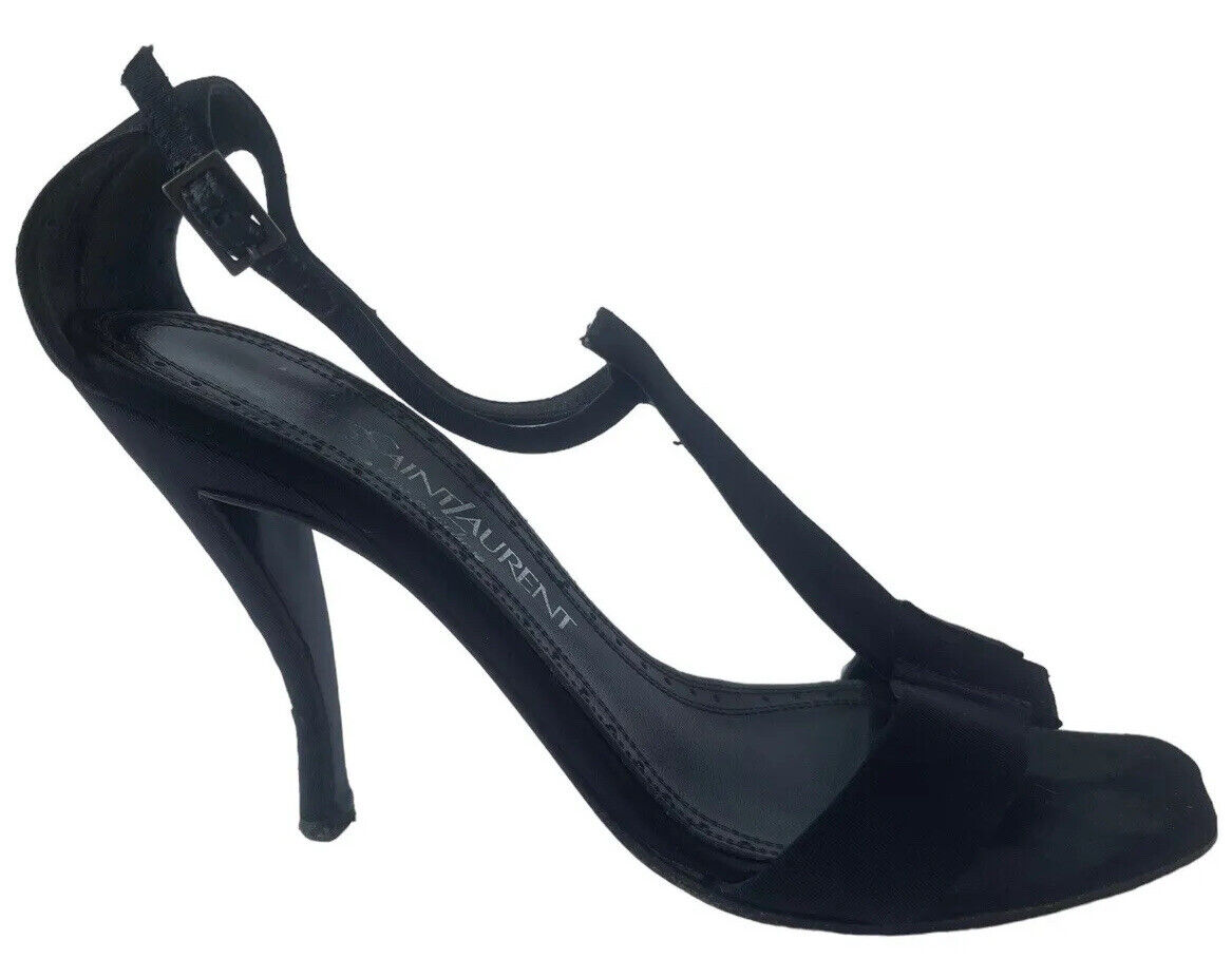 Yves Saint Laurent Sandals Womens size 38 Black S… - image 1