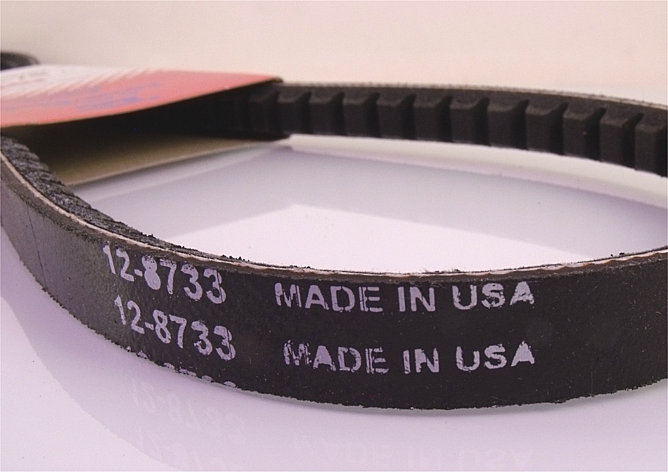 FITS GRASSHOPPER 2PK COGGED PTO BELT SET 381914 381914G MADE IN USA - Foto 3