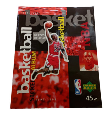 NBA 1997-1998 Basketball Sticker Collection Album : UPPER D.E.C.K ( 1 pc.) EPIC!