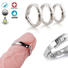 Metal Penis Stretcher Ball Scrotum Stretcher Glans Ring Male Delay Ejaculation